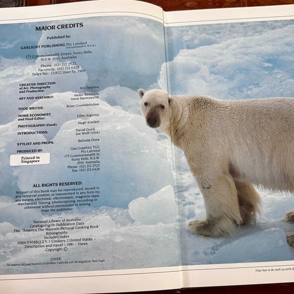 Vintage American Cookbook, America the Majestic 1981 - Picture 3 of 5